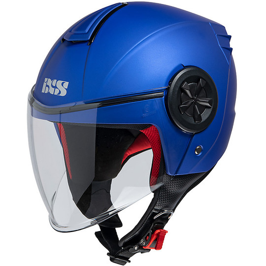 Demi Jet iXS 851 1.0 Motorcycle Helmet Matte Blue