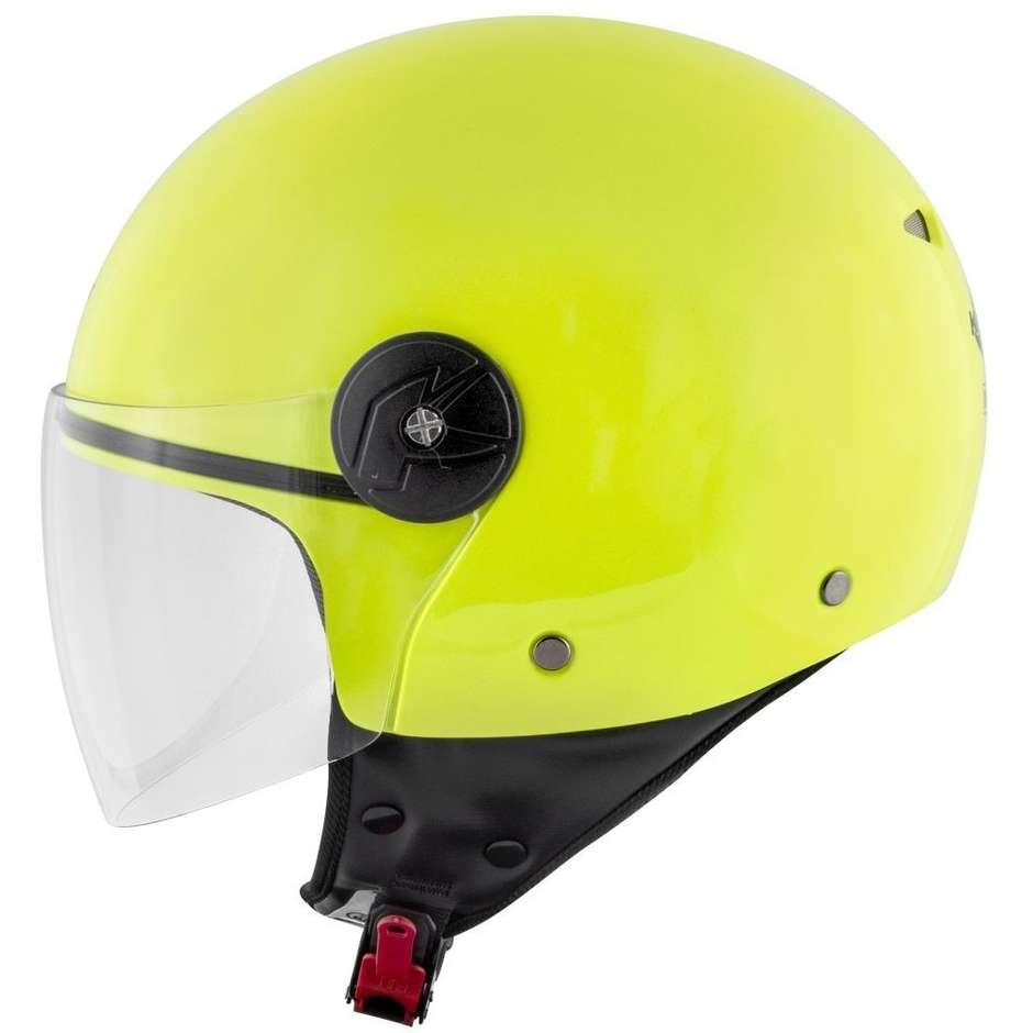 Demi-Jet Kappa Helmet KV40 HAWAII Basic Yellow Fluo