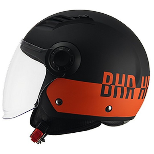 Demi-Jet Moto BHR 804 TOP Helm Blast Orange