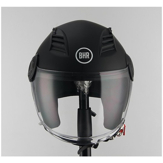 Demi-Jet Moto BHR 804 TOP Helmet Matte Black