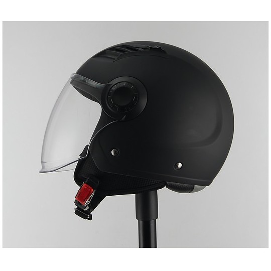 Demi-Jet Moto BHR 804 TOP Helmet Matte Black