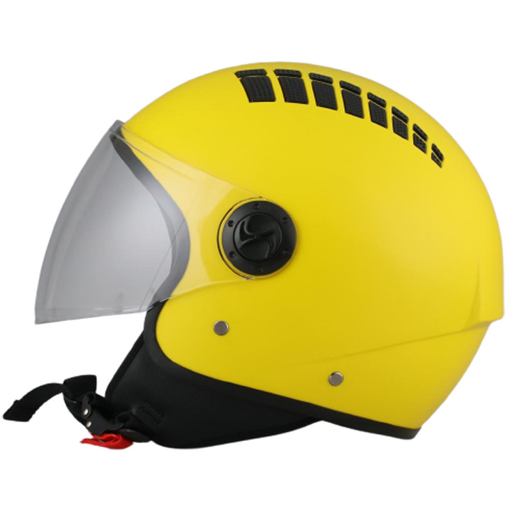 Demi-Jet Moto Helmet BHR 810 Air Matt Yellow