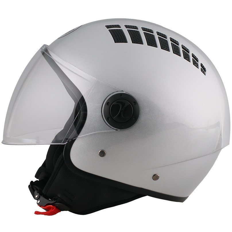Demi-Jet Moto Helmet BHR 810 Air Silver
