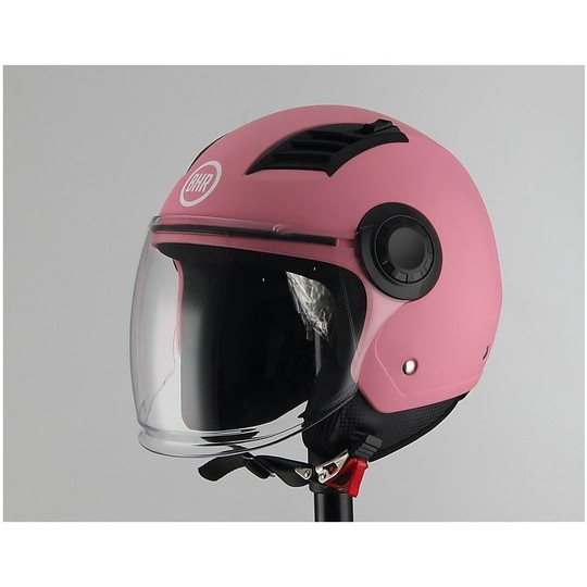 Demi-Jet Motorcycle Helmet BHR 804 TOP Pink Opaque