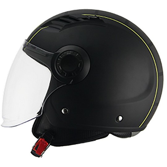 Demi-Jet Motorcycle Helmet BHR 804 TOP Splash Black
