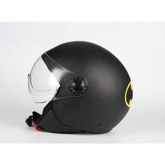 Demi-Jet Motorcycle Helmet Bombed Visor BHR 801 Batman
