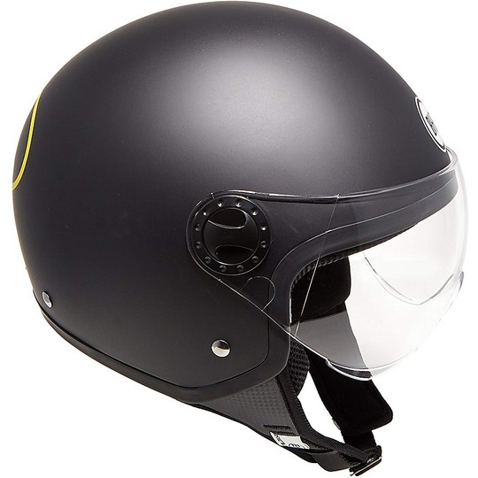 Demi-Jet Motorcycle Helmet Bombed Visor BHR 801 Batman