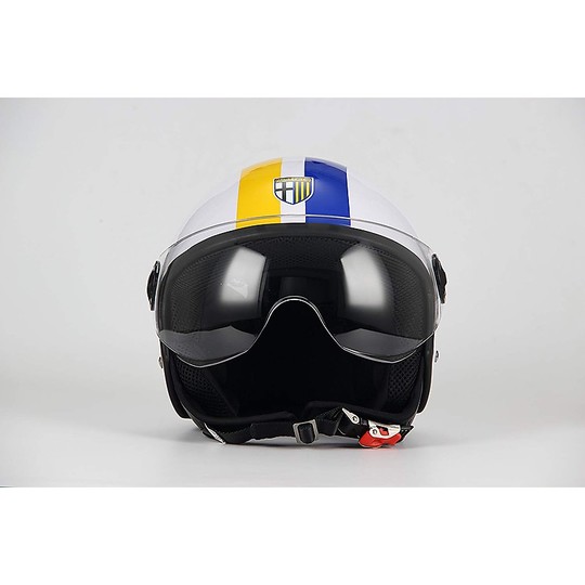 Demi-Jet Motorcycle Helmet Domed Visor BHR 801 Parma