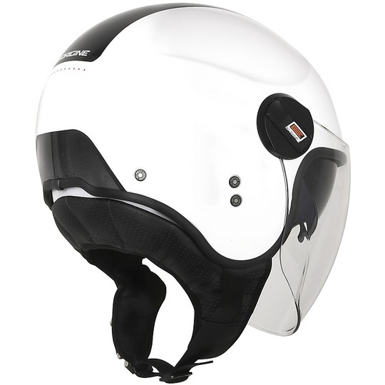 Demi-Jet Motorcycle Helmet Double Visor Origin ALPHA NEXT Black Red White