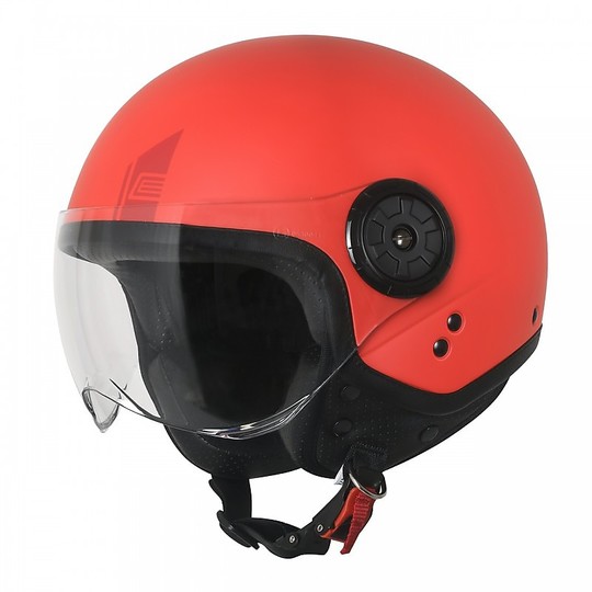 Demi-Jet Motorcycle Helmet Origin NEON EASY Orange Fluo Matt