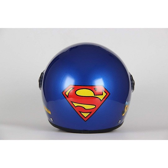 Demi-Jet Motorradhelm Domed Visier BHR 801 Superman