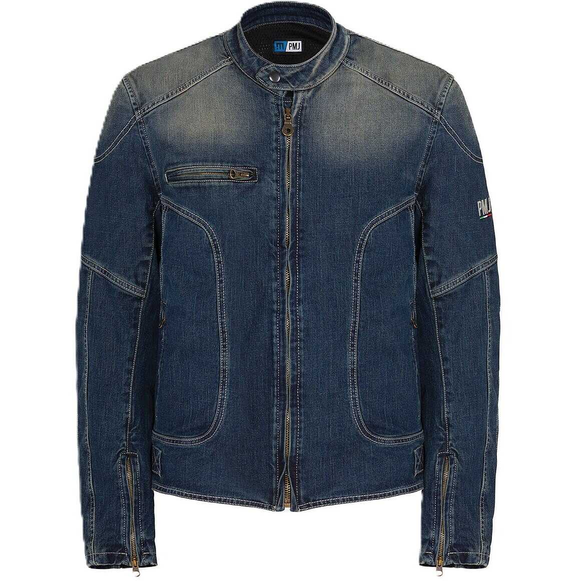 Denim Fabric Motorcycle Jacket PMJ Promo Jeans MIAMI For Sale