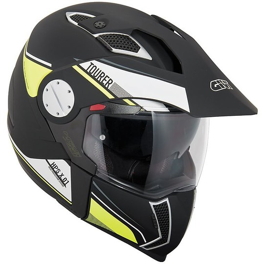Detachable Modular Motorcycle Helmet Chin P / J Givi X.01 Tourer Black Fluo