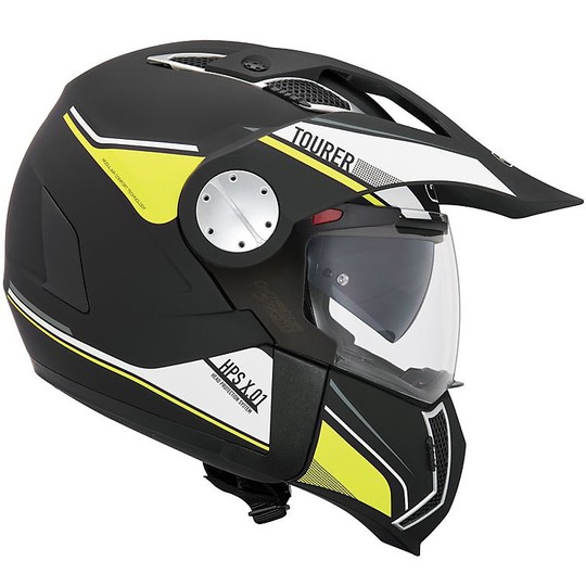 Detachable Modular Motorcycle Helmet Chin P / J Givi X.01 Tourer Black Fluo