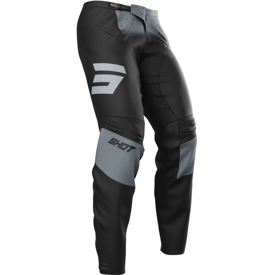 DEVO BLAST Shot Cross Enduro Motorradhose Schwarz Grau