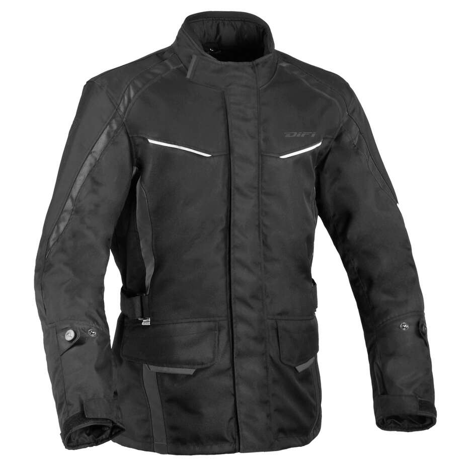 DIFI Cage Kid Aerotex Black Motorcycle Jacket