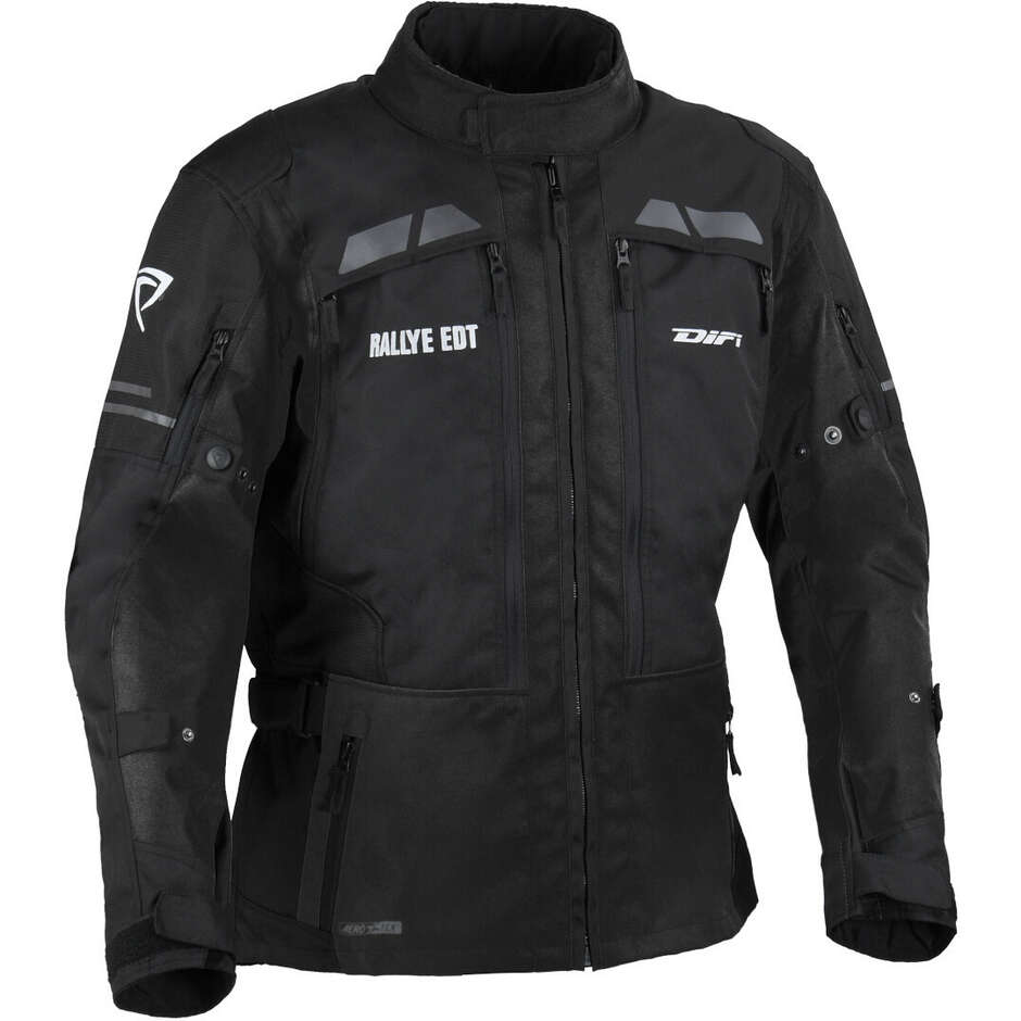 DIFI Granada Aerotex Black Fabric Motorcycle Jacket