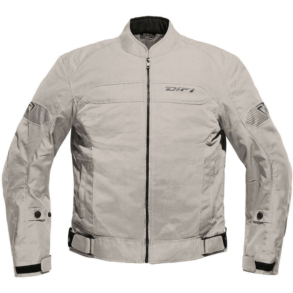 DIFI Ibiza Air Motorradjacke Silbergrau