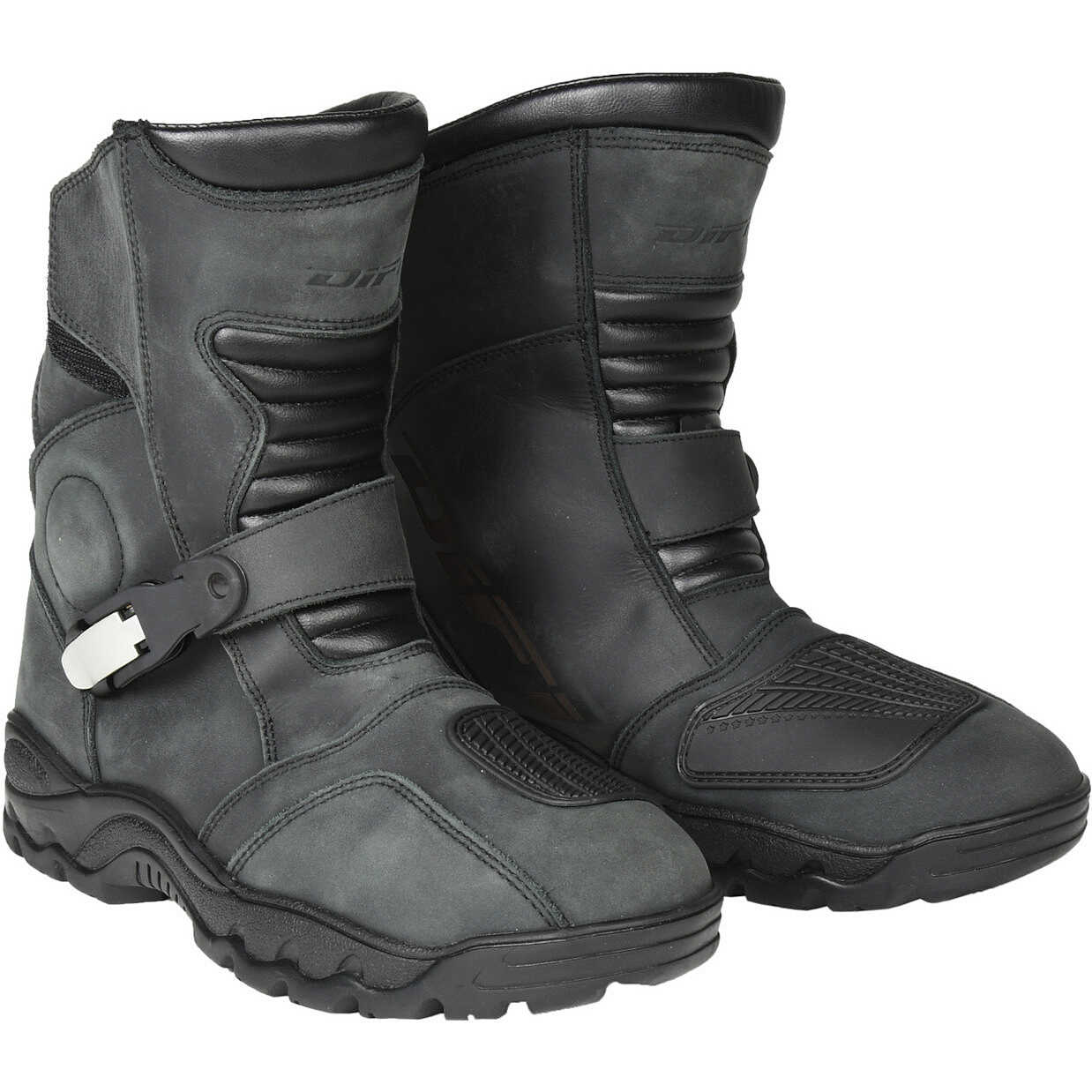 Chaussures de moto DIFI Jumper Aerotex noires Vente en Ligne
