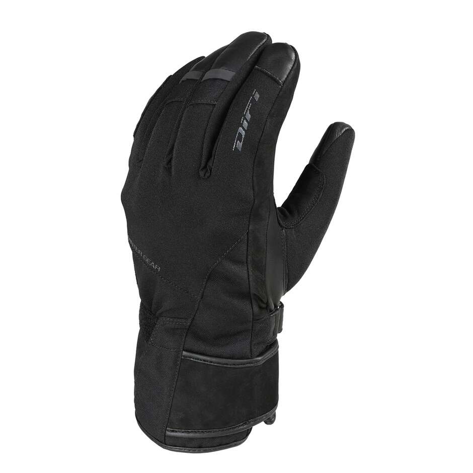 DIFI Summit Aerotex Gants de moto d'hiver noirs