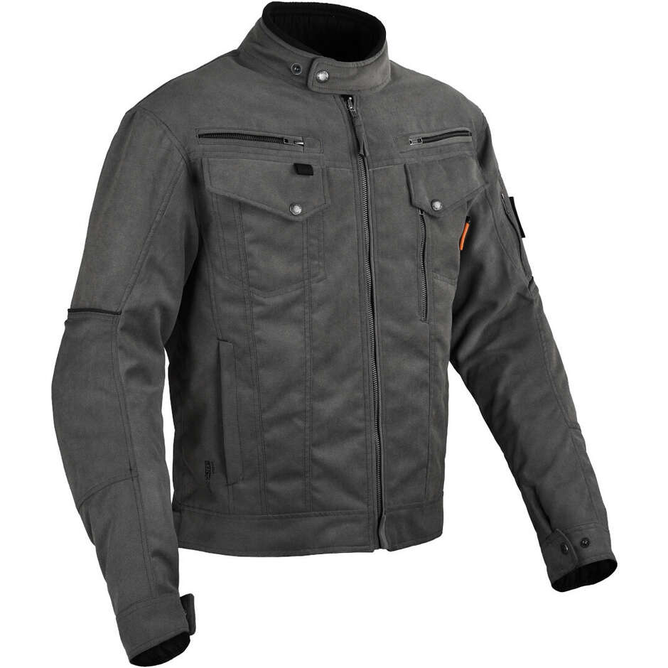 DIFI Trooper Aerotex Schwarze städtische Motorradjacke