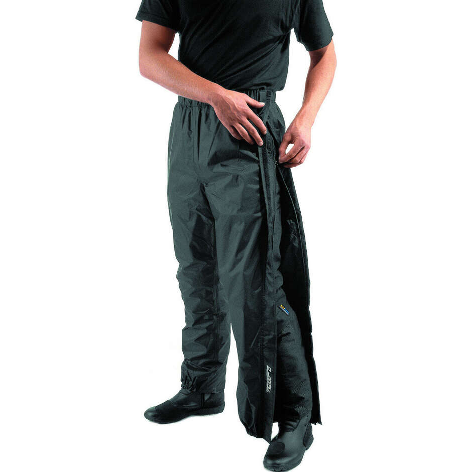 DIFI Zip Rain Pants Black