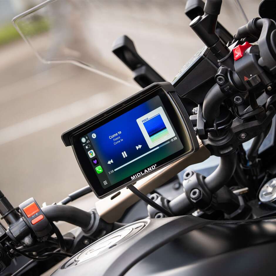 Display CarPlay da Moto Midland BIKEPLAY PRO 5,5"