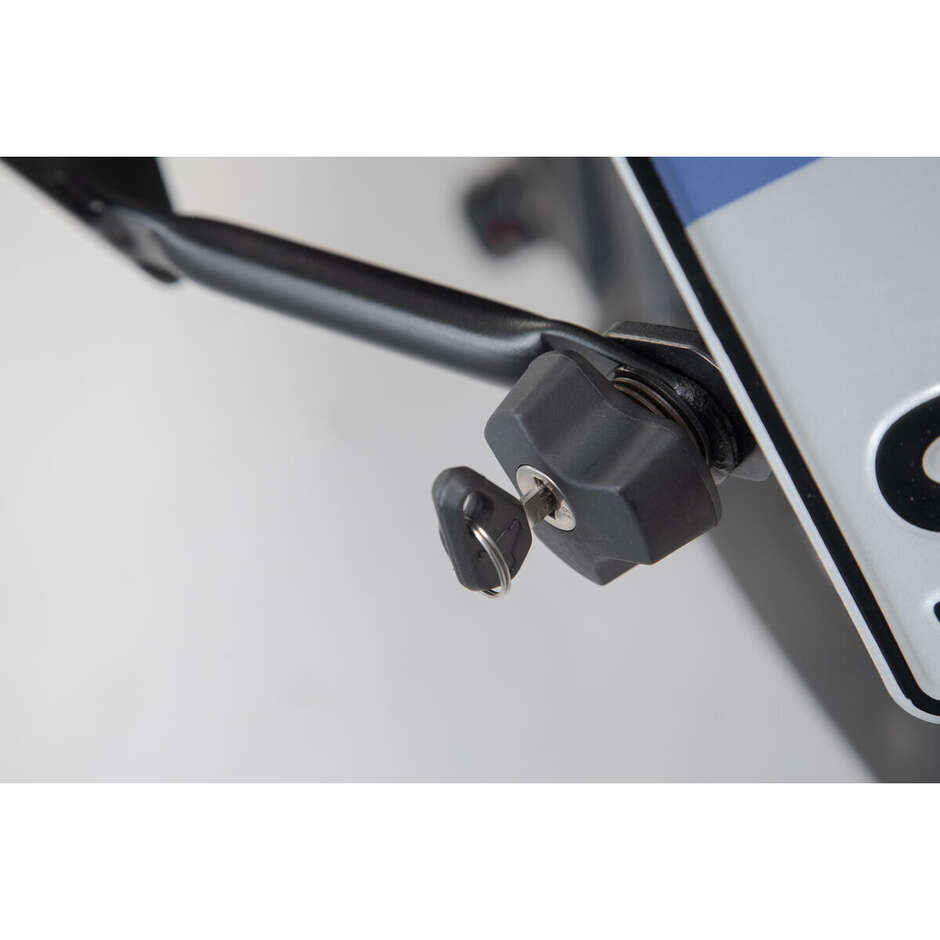 Dispositif antivol avec 2 verrous et 2 clés pour supports latéraux Pro, noir, Sw-Motech QLS.00.095.10001/B
