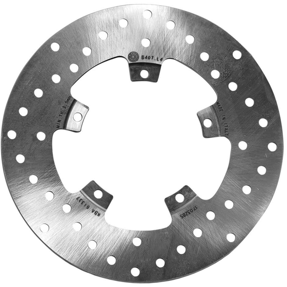 Disque de frein avant fixe Brembo Serie Oro 220 mm pour moto PIAGGIO FLY 4T 2V (2012-2017) et autres modèles