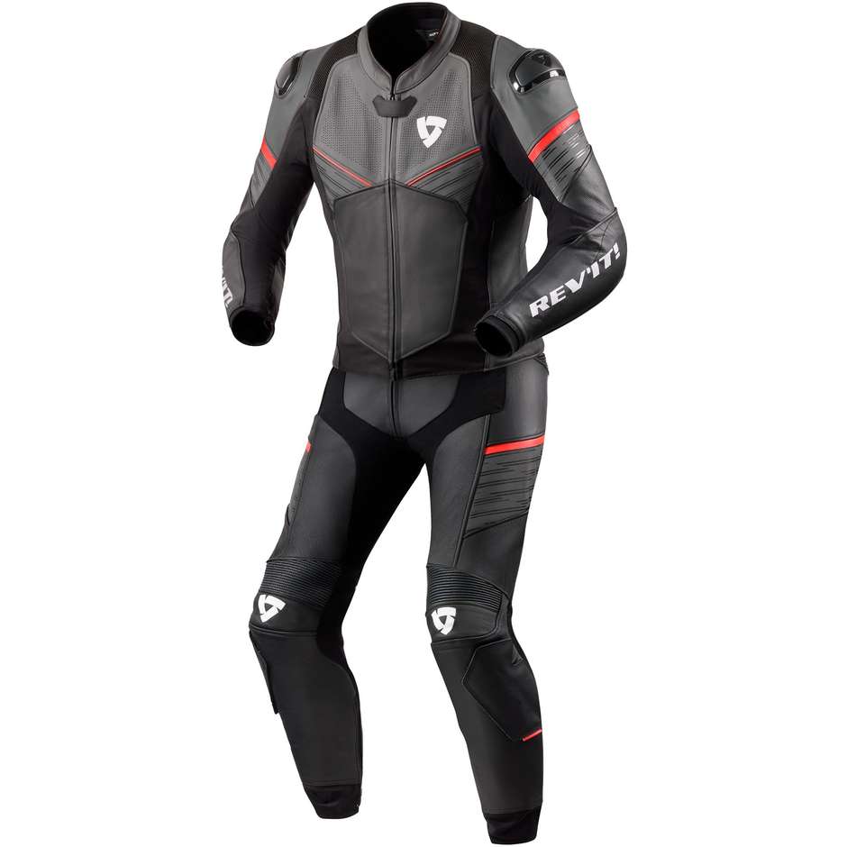 Divisible Motorcycle Suit Rev'it BETA Anthracite Neon Red