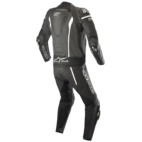 Divisible Professional Leather Suit Alpinestars MISSILE 2Pc Black White Red