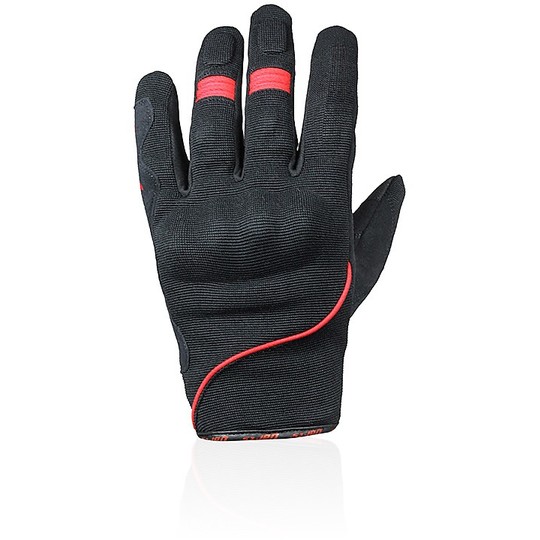 Donna Darts Women's Summer Gloves Splah Lady Fabric Black Red Certified