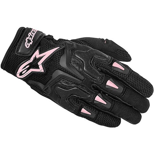 Donna Summer Motorcycle Gloves Alpinestars SMX-3 STAR GLOVES Black-Pink