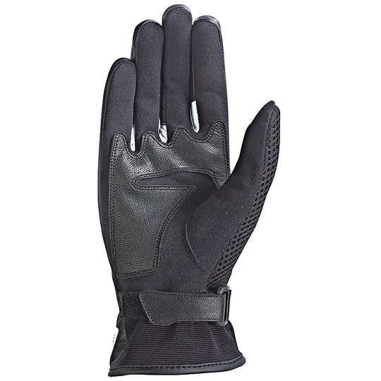 Donna Summer Motorcycle Gloves Ixon RS Openwork Shine HP Black White Fuchsia