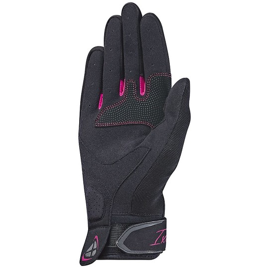 Donna Summer Motorcycle Gloves Textile Ixon RS 2.0 LIFT Lady Black Fuchsia