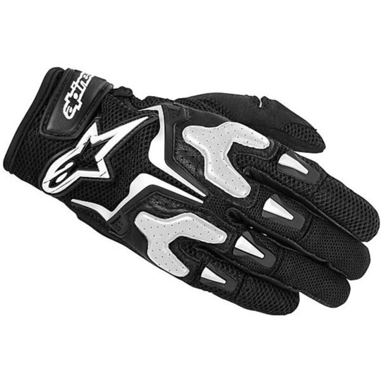 Donna Summer Motorrad-Handschuhe Alpinestars SMX-3 STAR Handschuhe schwarz-weiß