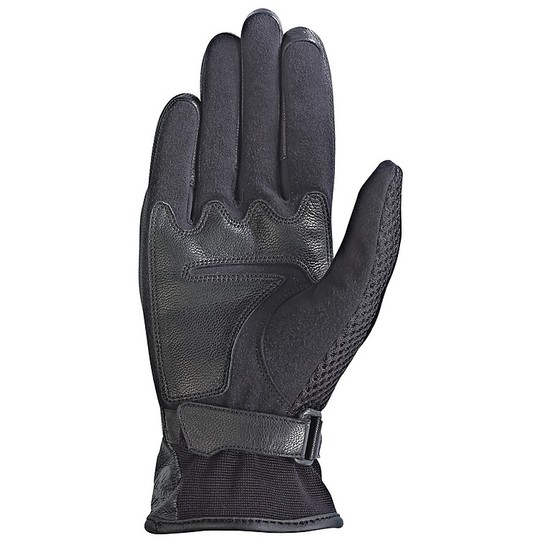 Donna Summer Motorrad-Handschuhe Ixon RS Perforierte Glanz HP Schwarz
