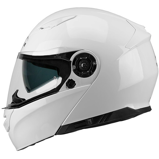 Doppelmasken-Modular Motorrad-Sturzhelm Vemar NASHI Weiß
