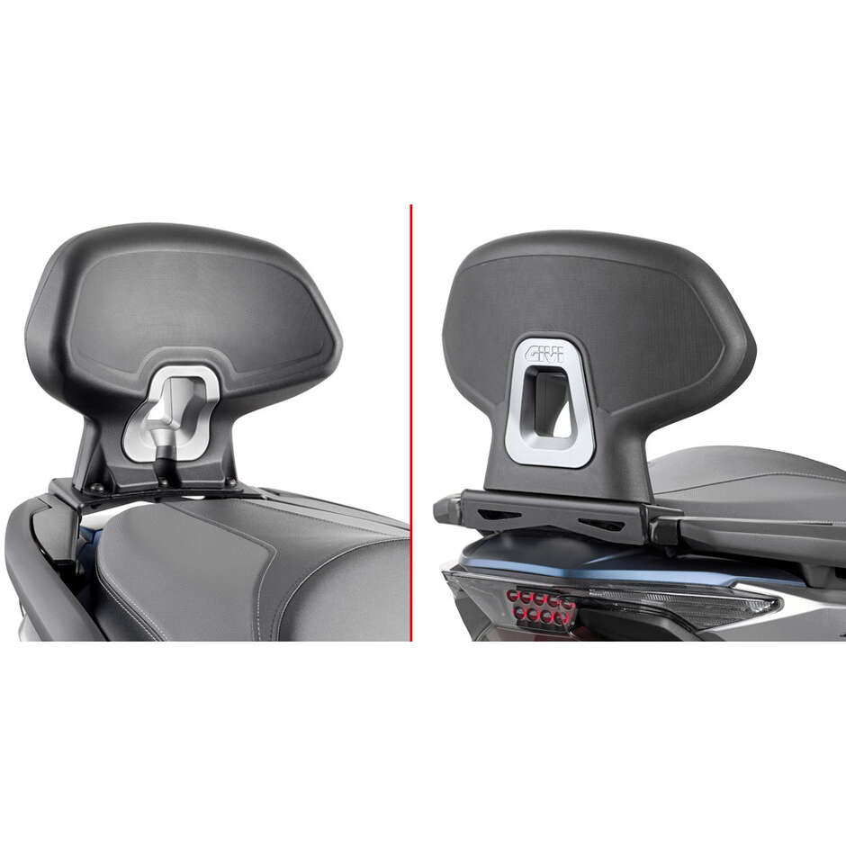 Dossier spécifique pour passager Givi TB1166A Pour HONDA Forza 125 ABS (15 > 26) ; Forza300 (19 > 20) ; Forza 350 (23 > 26) ; ADV 350 (22 > 26)