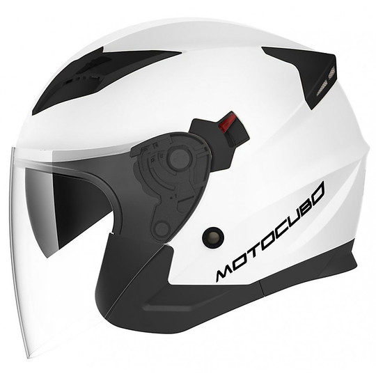 Double Motorcycle Motorcycle Helmet Tourer White