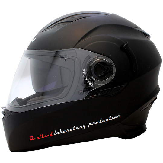 Double visor full face helmet Scotland Force 04.1 Matt Black