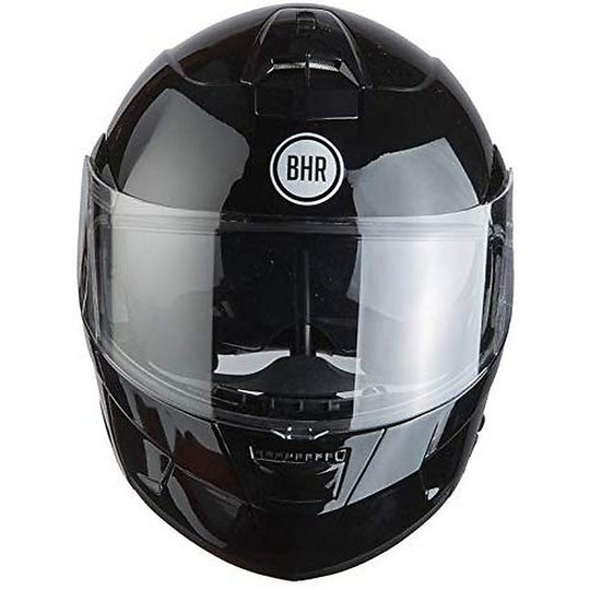 Double Visor Modular Motorcycle Helmet BHR 805 POWER Metallic Black