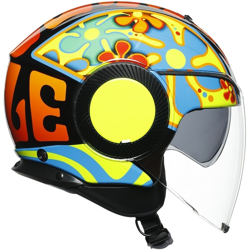 Double Visor Motorcycle Helmet AGV ORBYT Top VALENCIA 2003
