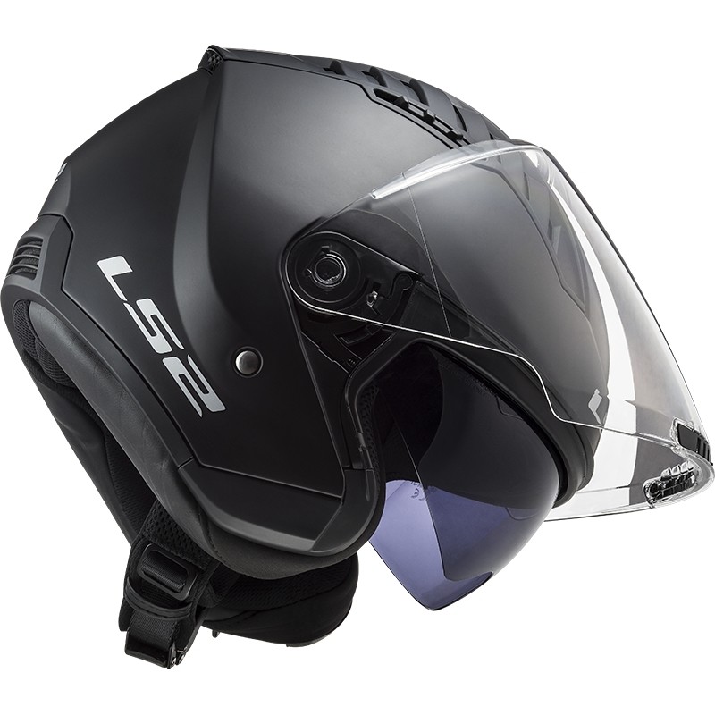Double Visor Motorcycle Helmet Jet Ls2 OF600 Copter Solid Matt For Sale Online - Outletmoto.eu
