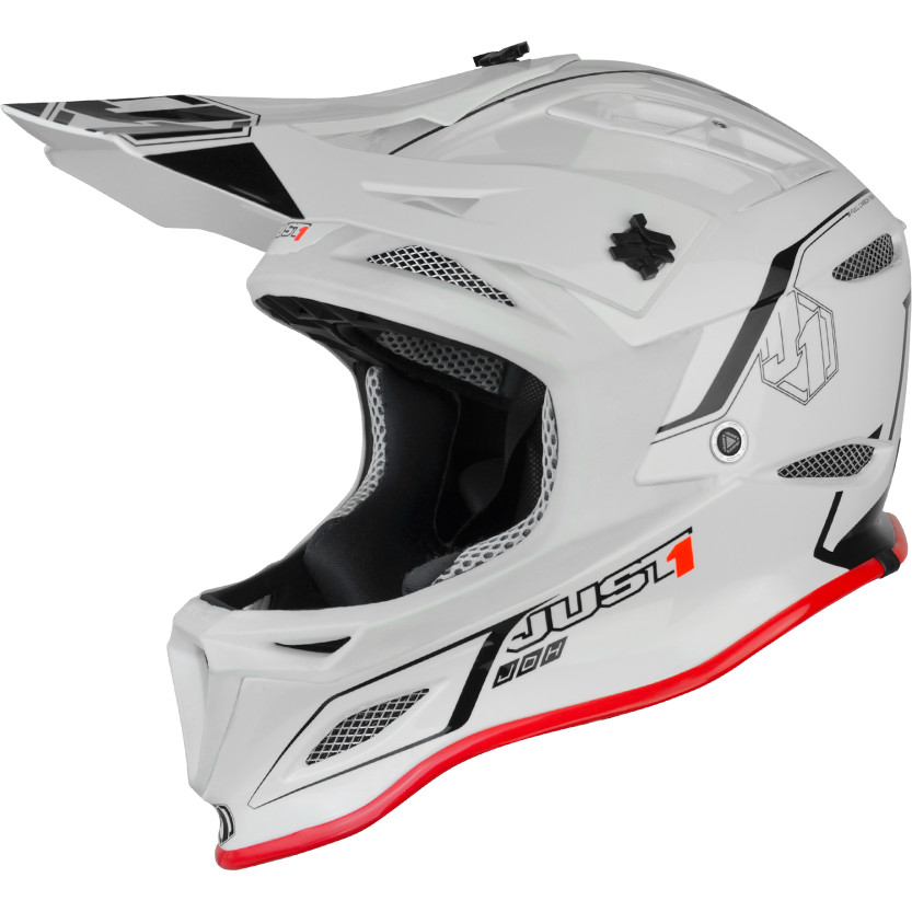 DownHill Just1 JHD + MIPS ELEMENTS Full Face MTB Bike Helmet Black White