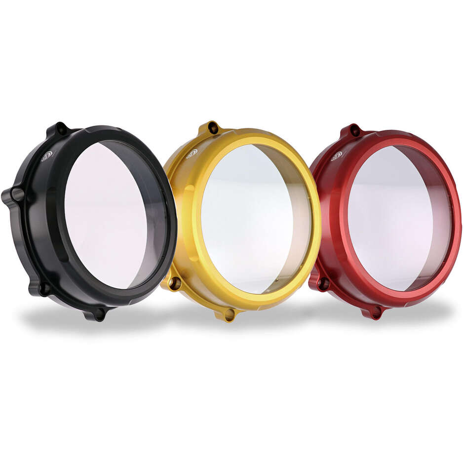 Dry Clutch Clear Cover CA400 Ducati CNC Racing Red