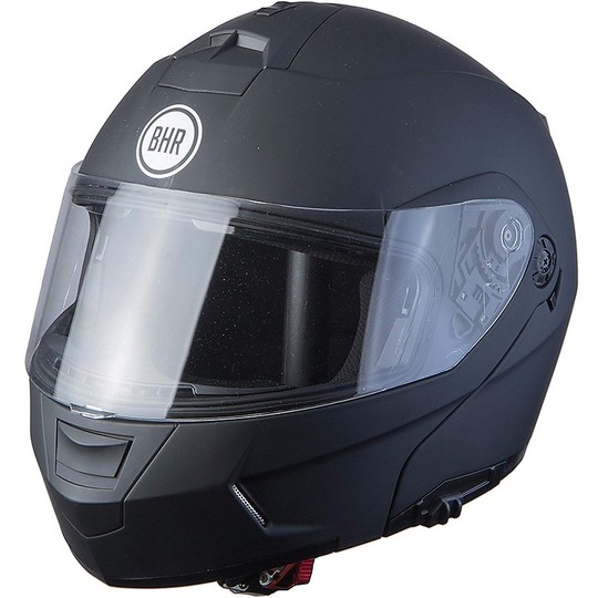 Dual Visor Modular Motorcycle Helmet BHR 805 POWER Matt Black