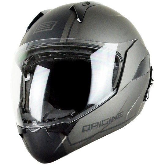 Dual Visor Modular Motorcycle Helmet Origin Riviera Dandy Grey