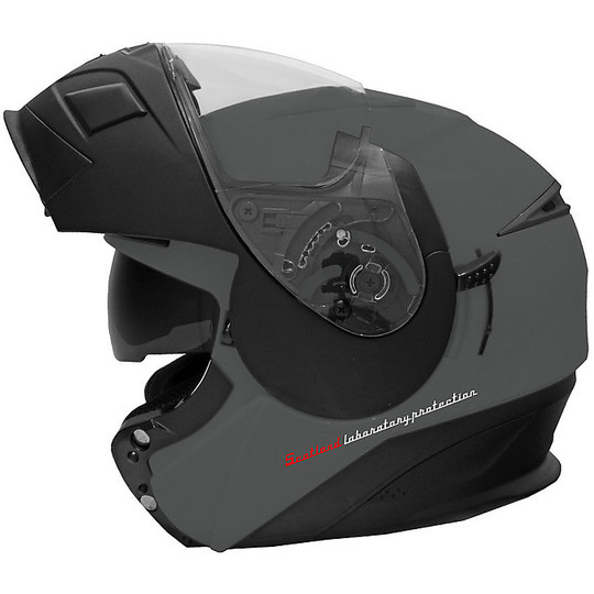 Dual Visor Modular Motorcycle Helmet Scotland Force 02.3 Matt Anthracite