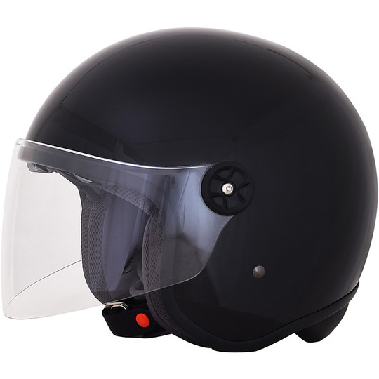Dual Visor Motorcycle Helmet Jet AFX Fx-143 Black